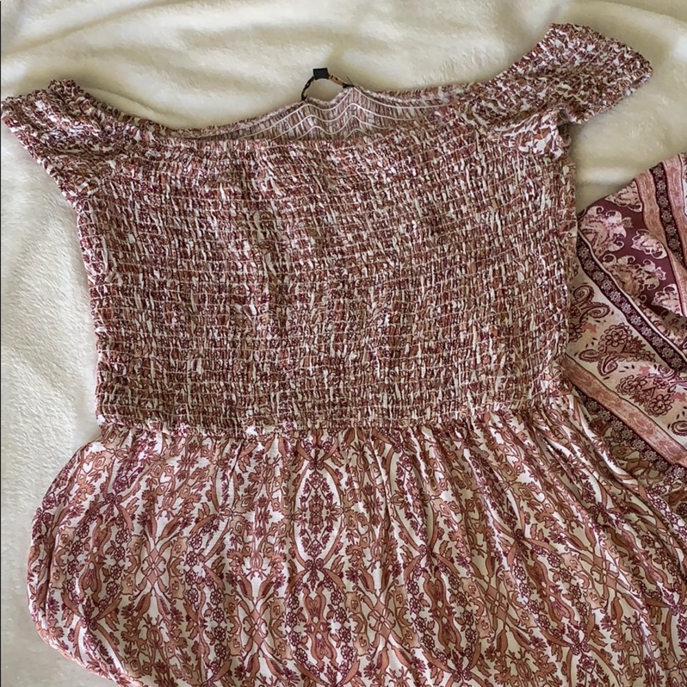 LONG OFF THE SHOULDER DRESS